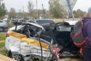 Авария дня. Два пассажира такси погибли в Подмосковье