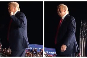 Дональд Трамп позажигал на митинге под гимн ЛГБТ