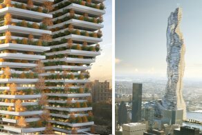 Архитекторы представили концепт самого высокого здания в Нью-Йорке, способного поглощать углерод