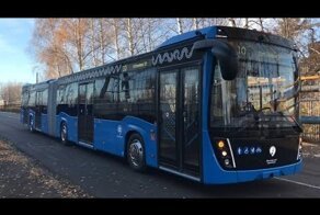 Электробус-гармошка — сочленённый КАМАЗ-6292