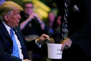 Дональд Трамп пожалел 20 долларов для церкви в Лас-Вегасе