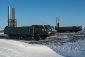 «Бастион» в условиях Заполярья: видеокадры учений на острове Земля Александры