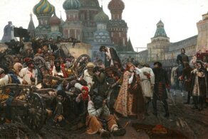 «Утро стрелецкой казни» Сурикова, или почему стоит почаще гулять вечером у Кремля. Рассматриваем дет
