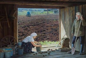 Приятные деревни, города и сёла. Художник Дареев Андрей Александрович