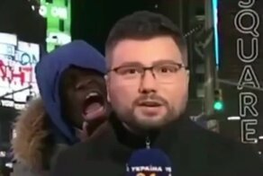 Чокнутые негры в Нью-Йорке едва не сорвали прямой эфир украинского ТВ