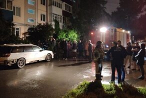 Момент взрыва скутера, вынесшего стёкла высотки, сняли на видео