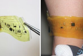 В США создали «электронную кожу», которая умеет считать шаги и измерять пульс