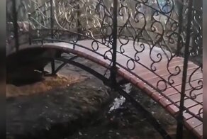 "Деньги отмывают? Ну, понятно": в Иванове высмеяли новый пешеходный мост через ручеек в лесу