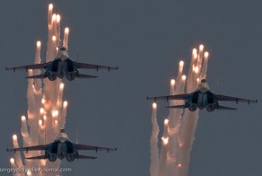 Показательные выступления Русских Витязей и Стрижей (32 фото)