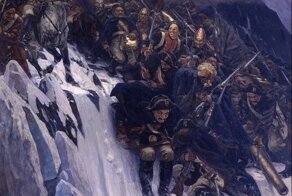 «Переход Суворова через Альпы в 1799 году» Сурикова, или какие ошибки допустил художник