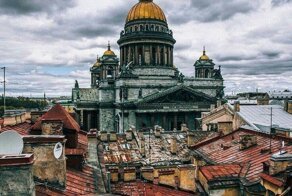 Непривычный ракурс на Санкт-Петербург