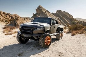 Rezvani Hercules 6×6 — пуленепробиваемый трехосный пикап