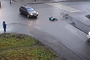 Осенний велосипедист из Карелии