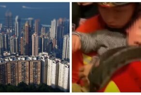 Двухлетний малыш выпал с тринадцатого этажа, но ловкость соседа спасла ему жизнь