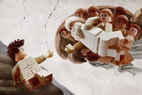 Художник воссоздает классические шедевры с помощью LEGO