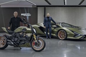 Ducati и Lamborghini представили байк ограниченной серии, вдохновленный гибридным суперкаром Sian