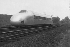 Рельсовый дирижабль Schienenzeppelin | [История НТП]