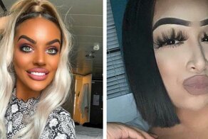 40 уморительных примеров ужасного макияжа