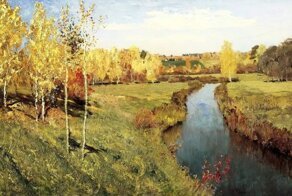 Описание картины «Золотая осень» И.Левитана