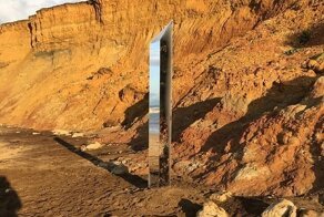 Зеркальный столб вырос на острове Уайт после исчезновения подобных в Юте и в Румынии