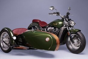 Indian Scout с коляской от французской мастерской Alternative Sidecar
