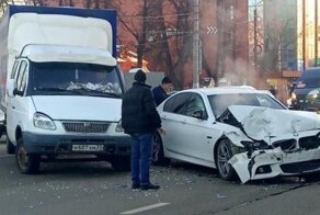 Авария дня. Разворот  через две сплошные в Иванове