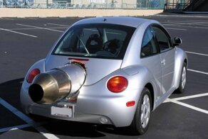 Volkswagen Beetle за 40 миллионов рублей, оснащенный газотурбинным двигателем