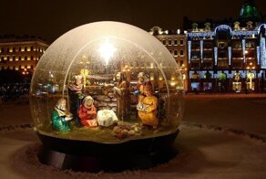 В  Петербурге у Казанского собора появится рождественский вертеп