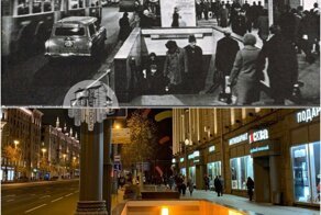 Москва в сравнительных фото