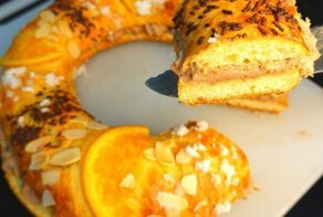 Испанская рождественская выпечка Роскон де Рейес