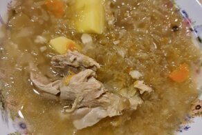 Щи. Сборные. Томленые. Из квашеной капусты