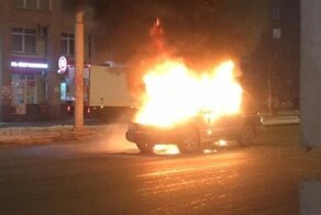 «Из-за бабы»: екатеринбуржец остановил машину и прямо на дороге сжег: видео