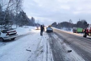 Авария дня. Водитель BMW пострадал в ДТП под Томском