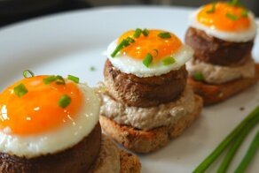  Фаршированные шампиньоны в духовке