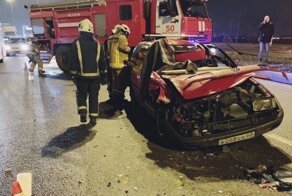 Авария дня. Volkswagen влетел в стоящую «ГАЗель»