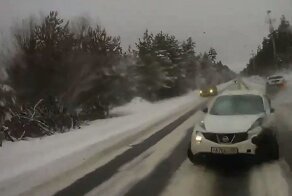 Авария дня. Nissan устроил массовое ДТП, завершая обгон в Нижегородской области