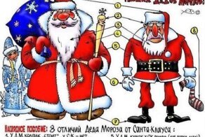 Дед Мороз vs Санта Клаус
