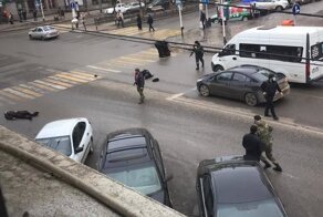 В центре Грозного боевики напали на полицейских
