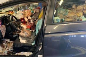 Как сделать из автомобиля мусорку
