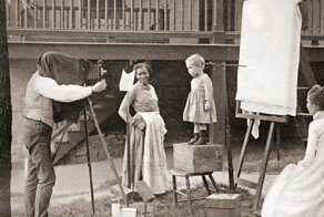 Держатель для головы - фотопринадлежность викторианской эпохи