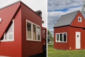 Складные дома-оригами: оригинальное жилище от латвийского стартапа