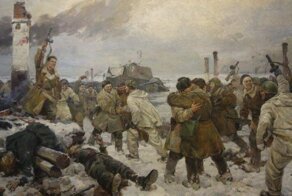 Солдаты первыми прорвавшие блокаду Ленинграда