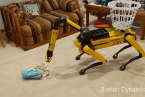 Boston Dynamics представил версию робособаки с пятой конечностью