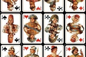 С кого рисовали популярные в СССР игральные карты "Русский стиль"