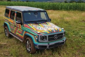 Красочный Mercedes-Benz G-Class в мексиканских традициях