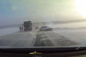 Случай на трассе в Оренбургской области