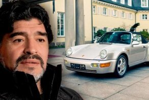 Редкий Porsche 911 1992 года легенды футбола Диего Марадоны выставлен на аукцион