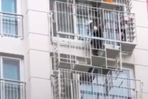 Как выглядит система пожарной эвакуации в многоэтажке Южной Кореи