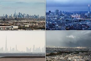 Впечатляющие панорамы городов из фотоальбома Ханса-Георга Эша