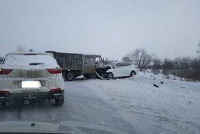 Авария дня. Лобовое ДТП в Челябинской области
